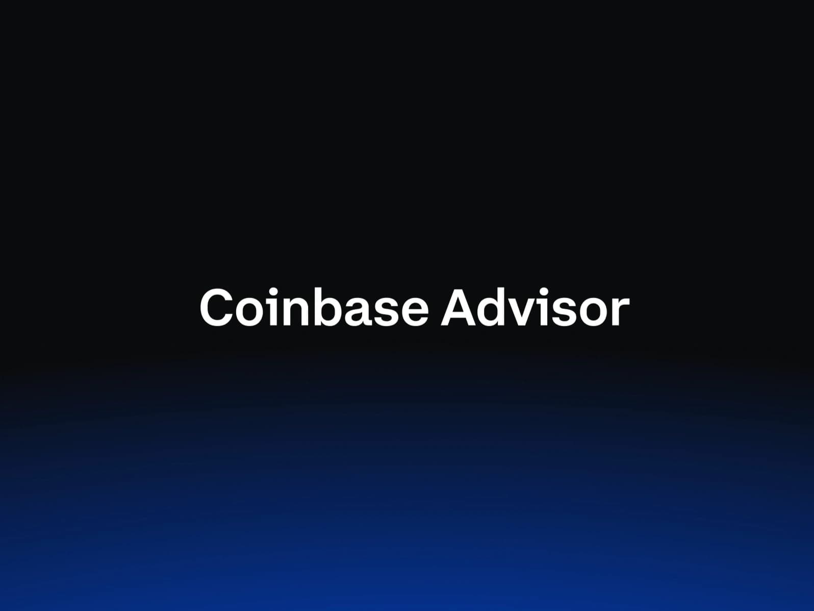 coinbase-advisor